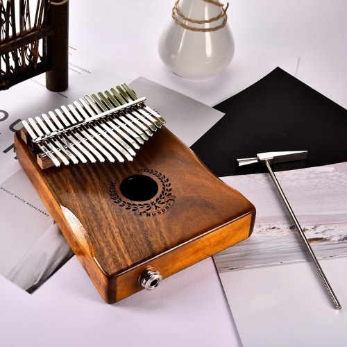 

17 Keys Finger Piano Instrument Portable with Audio Cable & Storage Bag Portable for Music Player Kis Adults Beginner Gift Present