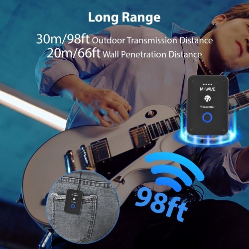 M-VAVE WP-9 Wireless Earphone Monitor Transmission System: High-Quality Sound with Low Latency 