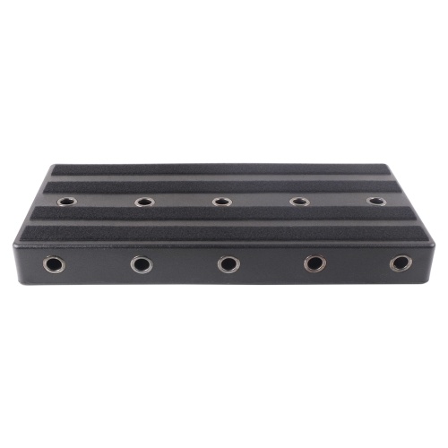 Rockhouse RPB-2BK Guitar Pedal Board - Durable, Lightweight, and Portable 
