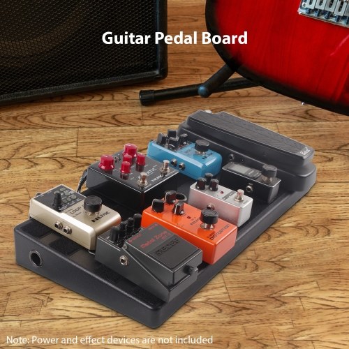 Rockhouse RPB-2BK Guitar Pedal Board - Durable, Lightweight, and Portable 