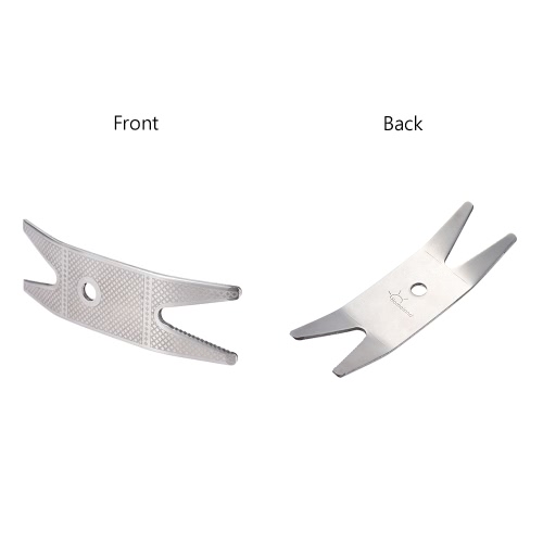 

Pocketable Stainless Steel Tool Multi Spanner Wrench for Guitar Switch Knob Tuner