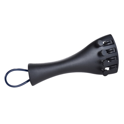 

4/4 Скрипка Fiddle Tailpiece Углеродное волокно с 4 точными тюнерами 1шт Регулируемая Tailgut Tailcord