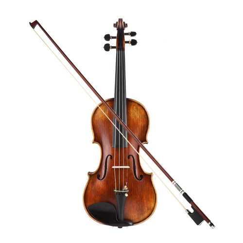 

ammoon Pro Master Maestro Antonio Stradivari Handmade Antique 4/4 Full Size Violin Fiddle Kit