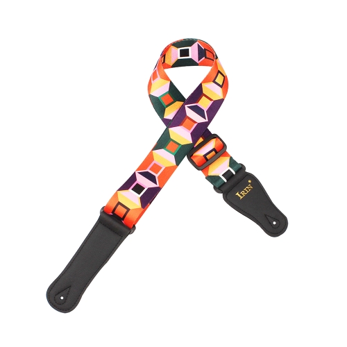

IRIN Guitar Strap Регулируемый полиэфирный пояс Кожа PU заканчивается для акустического народного классического гитарного гитары