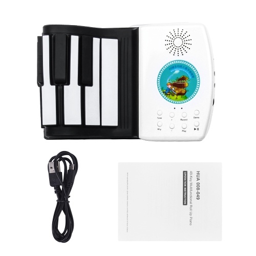

Multifunctional 49 Keys Digital Piano Portable Roll Up Piano