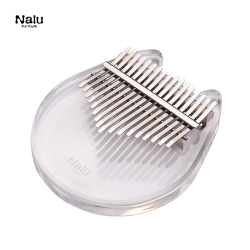 Nalu NK-CT piano per pollice Kalimba trasparente a 17 tasti