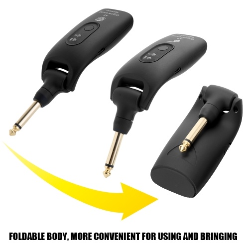 2.4G Wireless Guitar System E-Gitarren Sender- und Empfängerset