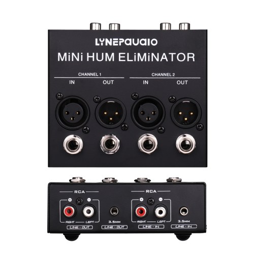 LYNEPAUAIO Compact Hum Eliminator Box 4 Channel Passive Buzz Destroyer Noise Canceller 
