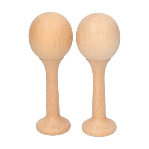 Buche Maraca Rumba Shaker Rasseln Schlaginstrument Holz Maraca Paar Percussion Maraca für Kinder Kinder Musikinstrument 1 Paar