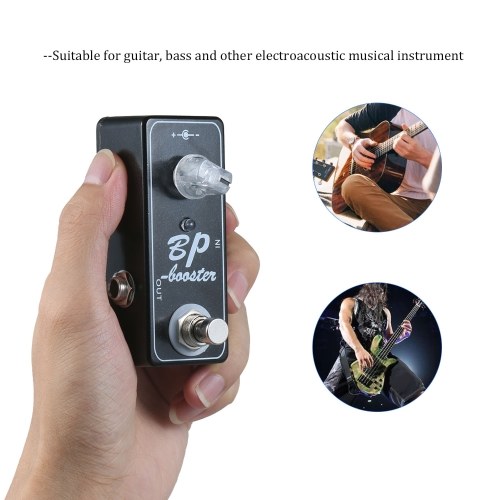 MOSKY Audio Mini Guitar Pedals BP Booster Clean Boost Effect Type True Bypass Switching for Guitar Bass Electro-acoustic Products 