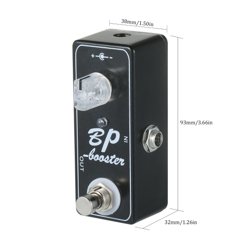 MOSKY Audio Mini Guitar Pedals BP Booster Clean Boost Effect Type True Bypass Switching for Guitar Bass Electro-acoustic Products 