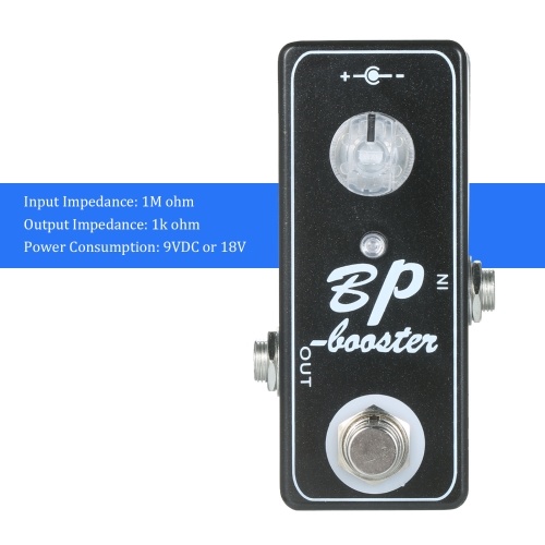 MOSKY Audio Mini Guitar Pedals BP Booster Clean Boost Effect Type True Bypass Switching for Guitar Bass Electro-acoustic Products 
