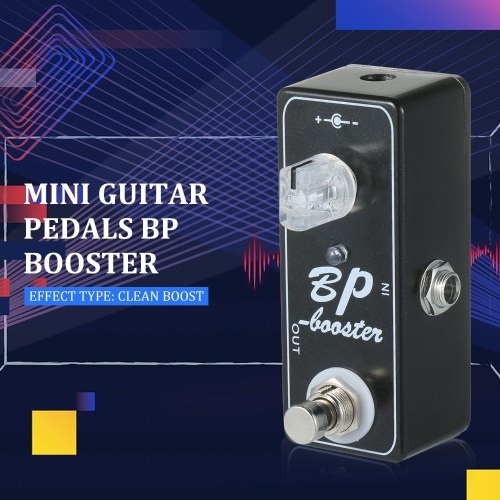MOSKY Audio Mini Guitar Pedals BP Booster Clean Boost Effect Type True Bypass Switching for Guitar Bass Electro-acoustic Products 