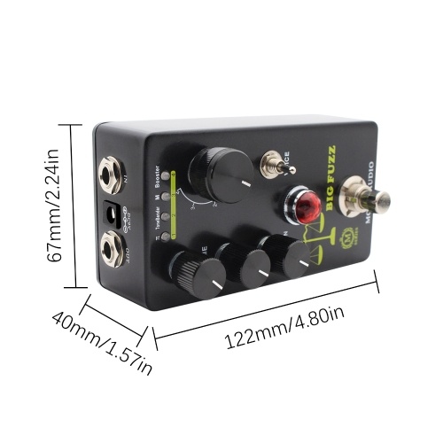 MOSKYAudio FUZZ Guitar Effect Pedal - BIG FUZZ 