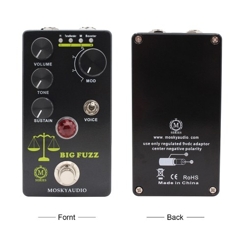 MOSKYAudio FUZZ Guitar Effect Pedal - BIG FUZZ 
