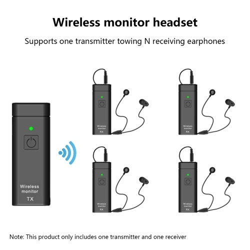 M9 Wireless In Ear Earphone Monitoring System with Earphone Real-time Ear Return UHF FM Without Delay Simultaneous for Singer Band Stage