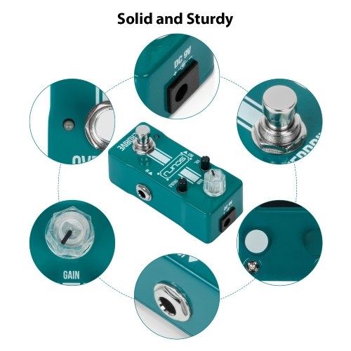 SCURU VS702 Vintage Analog Guitar Delay Effects Pedal - TIME/VOL/REPEAT Comprehensive Controls Effector 