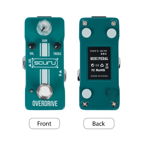 SCURU VS702 Vintage Analog Guitar Delay Effects Pedal - TIME/VOL/REPEAT Comprehensive Controls Effector 