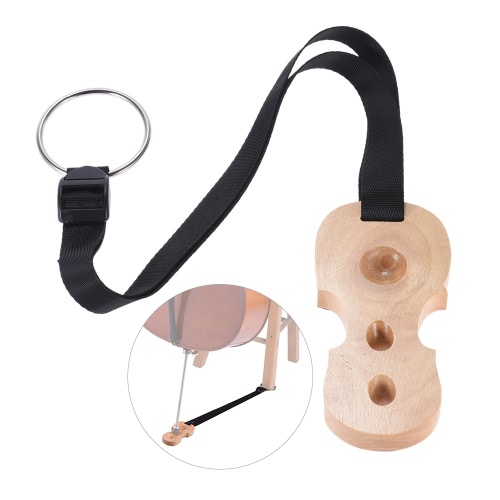 Hardwood Cello Endpin antiderrapante pare o suporte de descanso Anchor Protector Pad Cello Forma Cor Burlywood