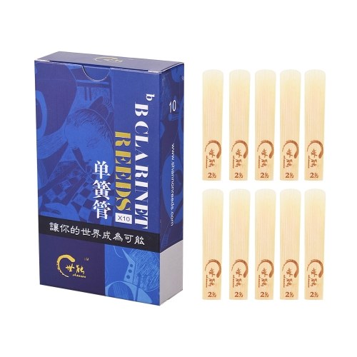 

Classic Bb Clarinet Reeds Strength 2.0 for Beginners, 10pcs/ Box