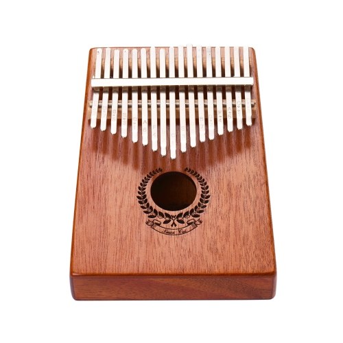 

（Wheat ear）17 Keys Kalimba Thumb Piano Rosewood Panel with Carry Bag Key Stickers Tuner Hammer Cleaning Cloth