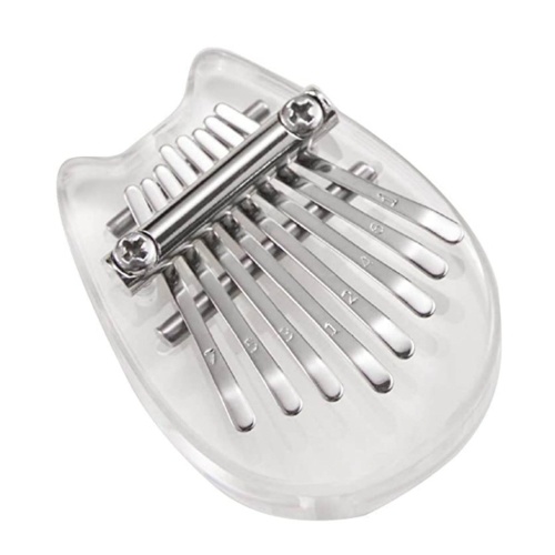 

8 Key Kalimba Mini Thumb Piano Finger Piano Transparent Acrylic Finger Keyboard Musical Instrument