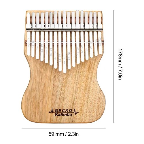 

B Tone 17 Keys Camphor Wooden Kalimba Thumb Finger Piano Mini Kalimba Portable Musical Instrument