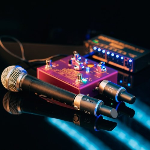 JOYO MW-1 5.8GHz Rechargeable Wireless Microphone System Wireless Microphone Transmitter & Receiver 