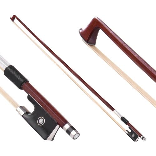 ammoon Concert Level 4/4 Violin Fiddle Bow Well Balanced IPE Wood Stick Ebony Horsehair 