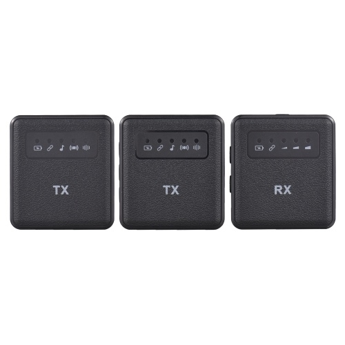 2.4G Wireless Collar Clip Microphone Clip-on Microphone Mic Transmitter and Receiver with Clip 