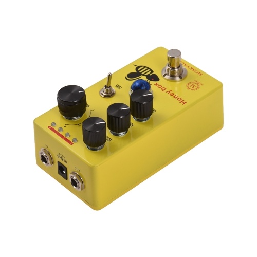 MOSKYAUDIO HONEY BOX DRIVE Dynamic Overdrive Guitar Pedal - Versatile Controls, Sturdy and Compact 