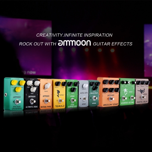 

ammoon ап-01 Vintage Overdrive гитара эффект педаль True обход