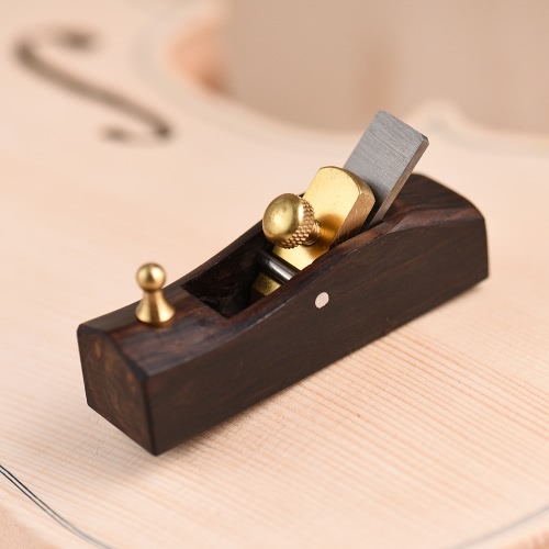 

Flat Bottom Woodworking Plane Cutter Ebony Luthier Tool for Violin Viola Cello Wooden Instrument