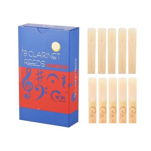 

Professional Level Bb Clarinet Reeds Strength 2.0 for Clarinet Players, 10pcs/ Box