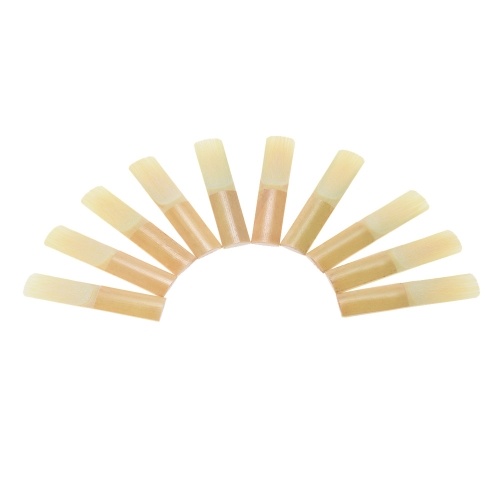 

Normal Level G Alto Saxophone Sax Reeds Strength 2.0 for Beginners, 10pcs/ Box