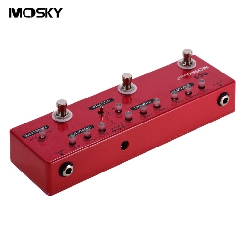 MOSKY DC5 6-in-1 Guitar Multi-Effects Pedal 