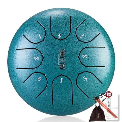 

6in Metal Tongue Drum Mini 8-Tone Hand Pan Drums