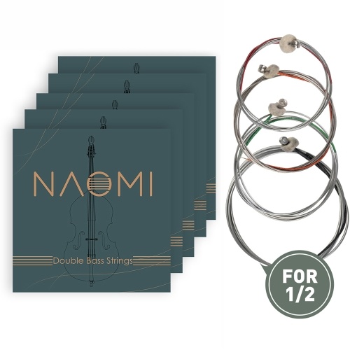 

NAOMI Double Bass ContraBass Strings Replacement Parts Steel String Set