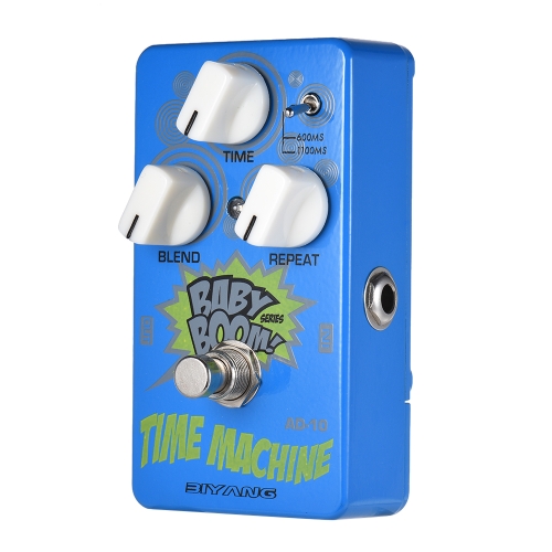 BIYANG AD-10 BABY BOOM Série Delay Pedal de efeito de guitarra True Bypass Full Metal Shell