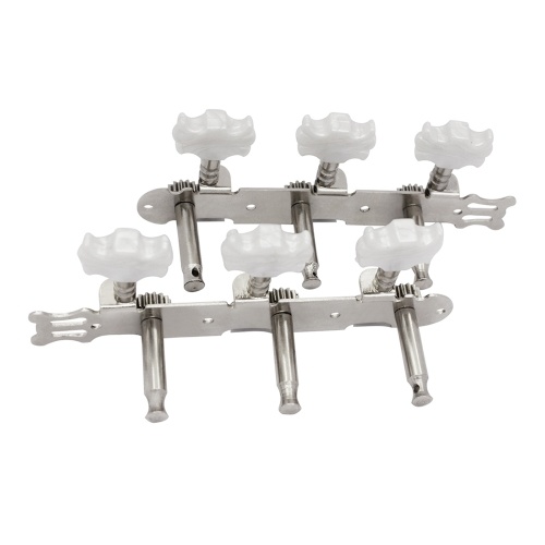 

2pcs Folk Guitar Machine Head Knobs Guitar String Tuning Pegs Tuner Guitar Tuning Keys Silver Color