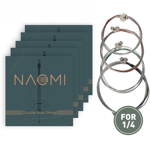 

NAOMI Double Bass ContraBass Strings Replacement Parts Steel String Set