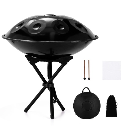 Cadeau d'instrument de musique Handpan de guérison sonore de performance avec sac de tambour