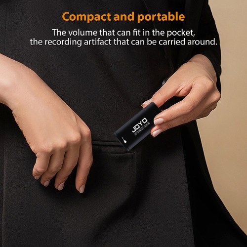 JOYO Guitar Audio Interface Portable Mini Recording Sound Card Lightweight with Type-C and Conversion Adapter 