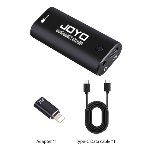JOYO Guitar Audio Interface Portable Mini Recording Sound Card Lightweight with Type-C and Conversion Adapter 