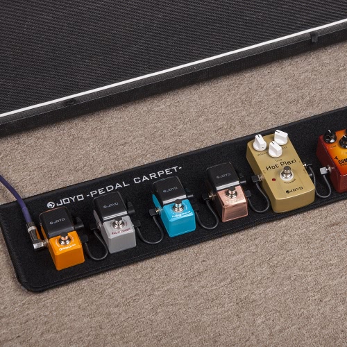 

JOYO PC-B Portable Soft Guitar Effect Pedal Board Carpet Pedalboard with 2pcs Hook Fasteners