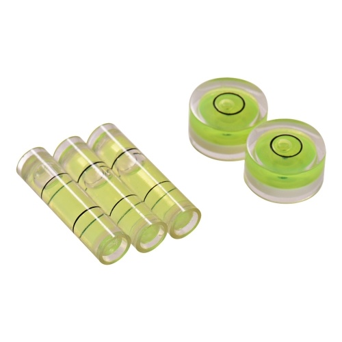 Mini Precision Bubble Level Spirit Leveling Gauge for Phonograph Turntable Headshell Cartridge, 5pcs/Pack