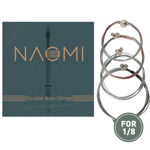 

NAOMI Double Bass ContraBass Strings Replacement Parts Steel String Set