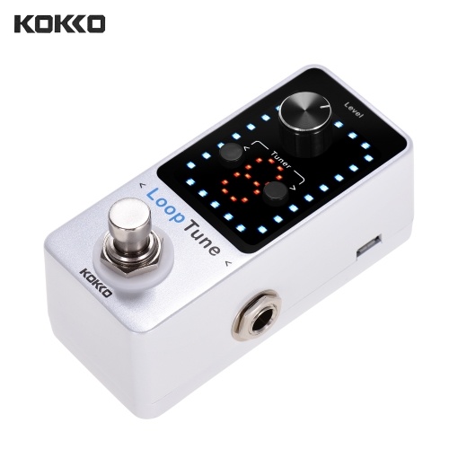 

KOKKO FLP-2T Mini Effects Petal Tuner 9 Loops High Precision LED Display Guitar Effects Petal