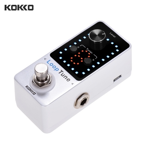 KOKKO FLP-2T Mini Effects Petal Tuner 9 Loops High Precision LED Display Guitar Effects Petal