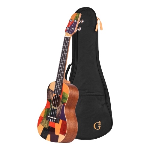 G 23 pollici Ukulele da concerto acustico Ukulele in legno Topboard in abete colorato